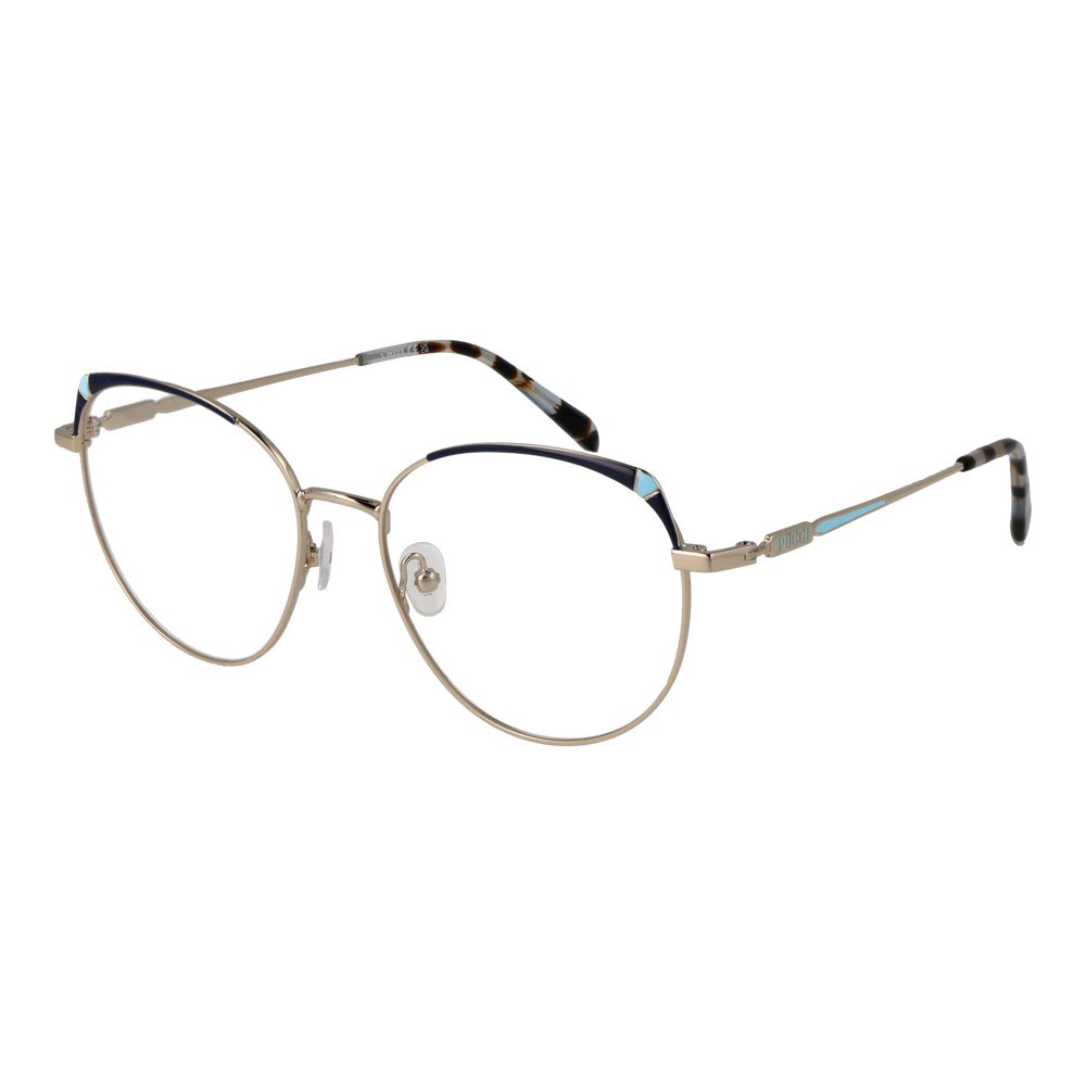 Emilio Pucci Gold Women Optical Frames